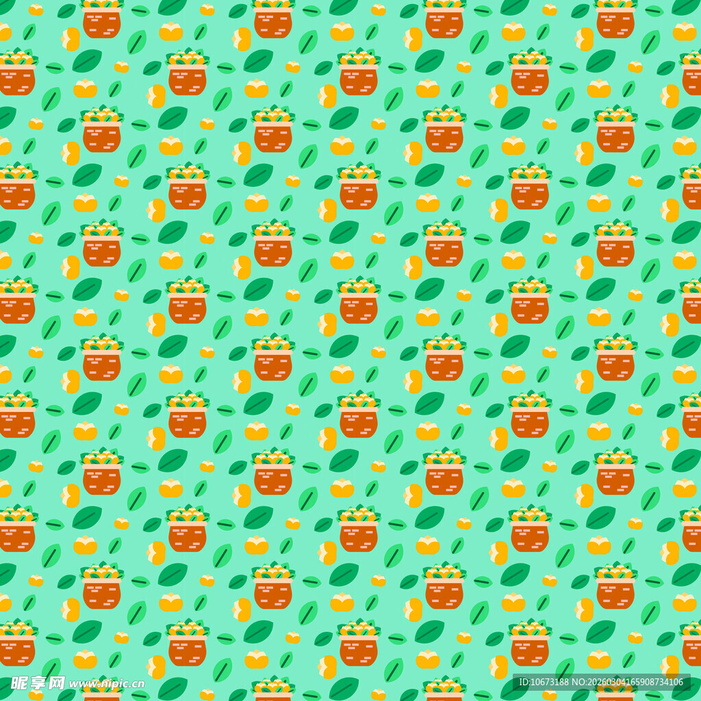 清新水果图案背景纹理