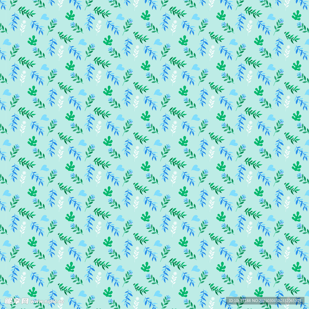 清新蓝绿几何图案纹理
