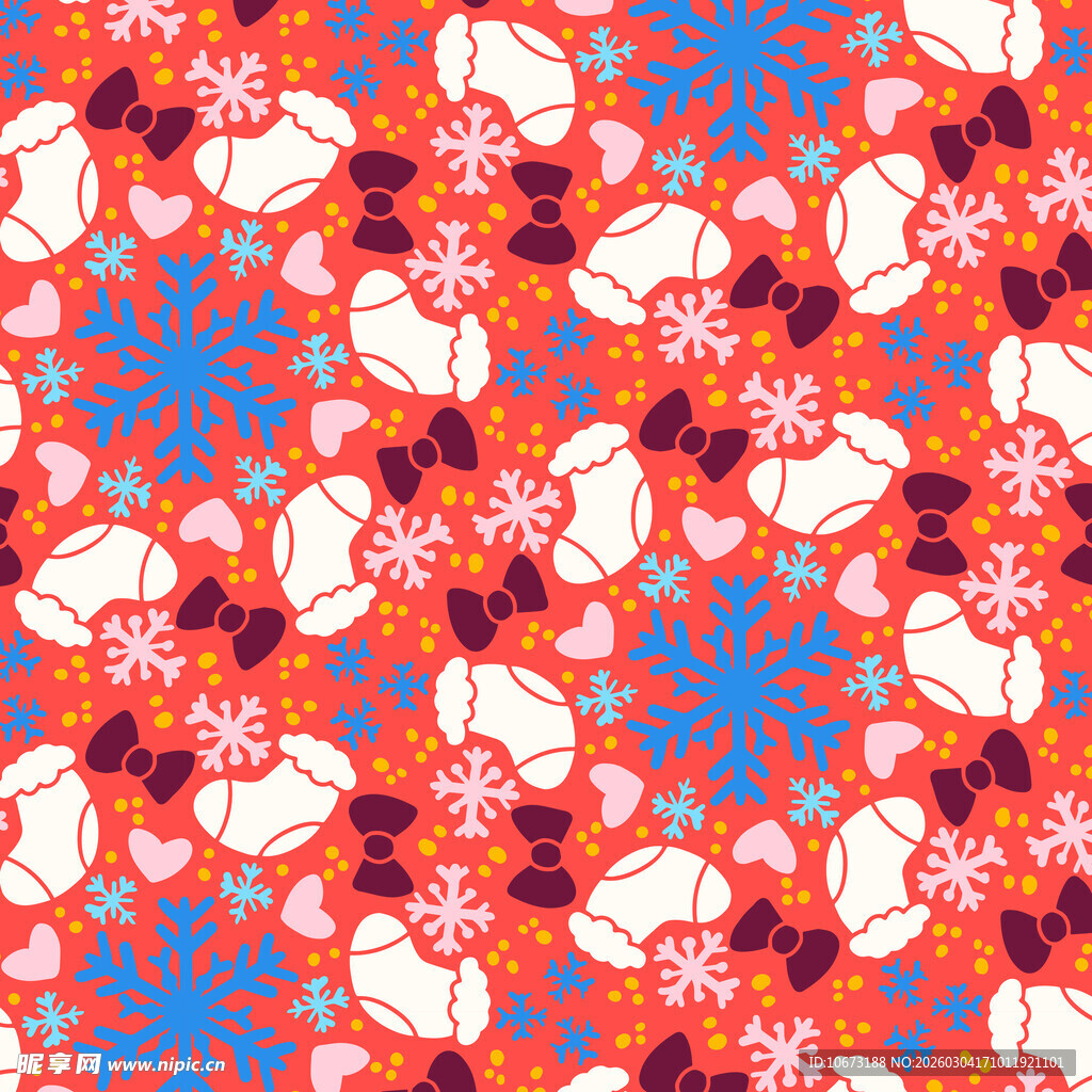 多彩花卉几何图案背景