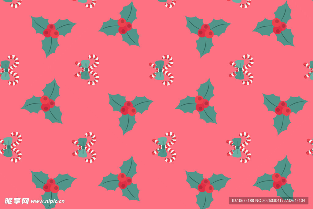 粉色背景蝴蝶花卉图案