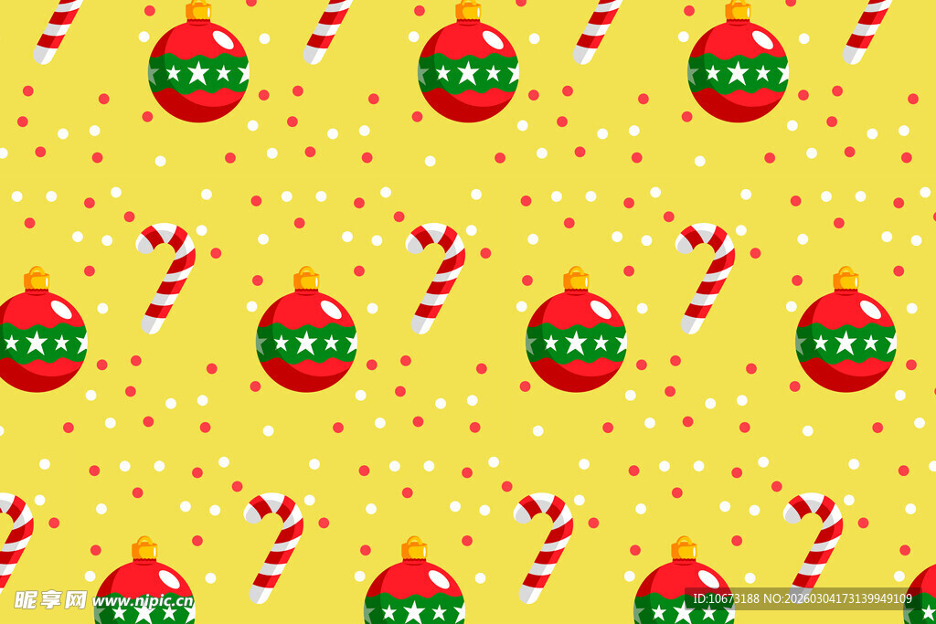 圣诞糖果图案背景