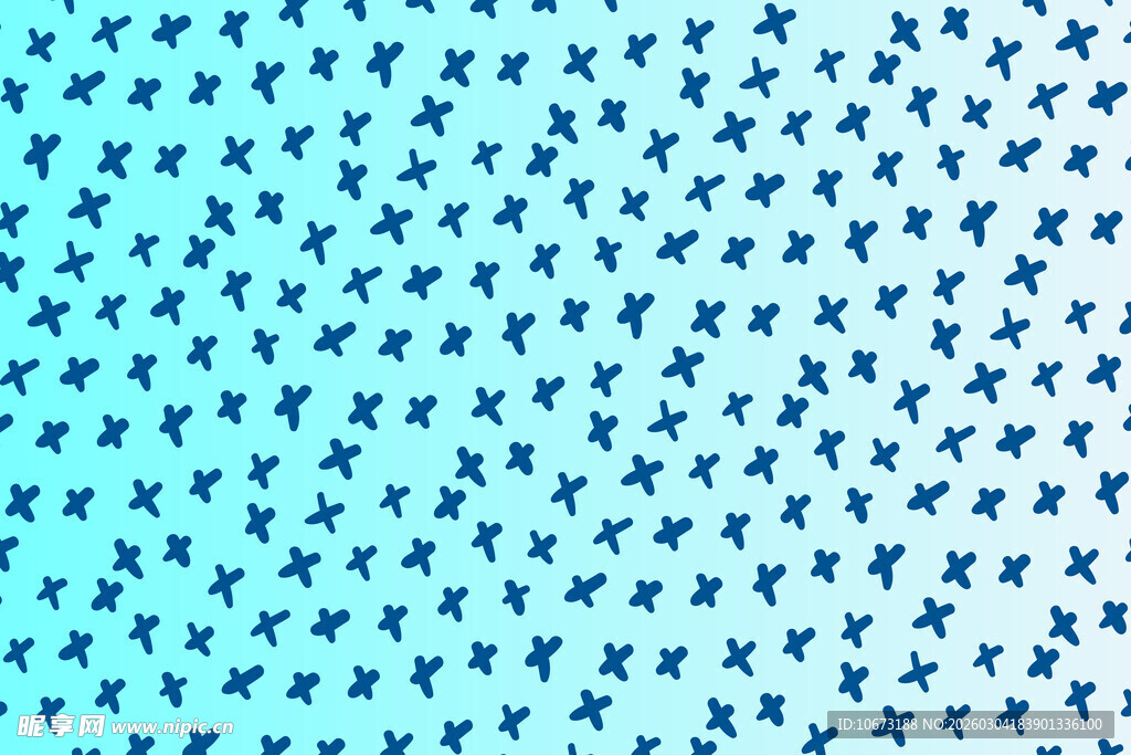 蓝绿色渐变星星图案背景