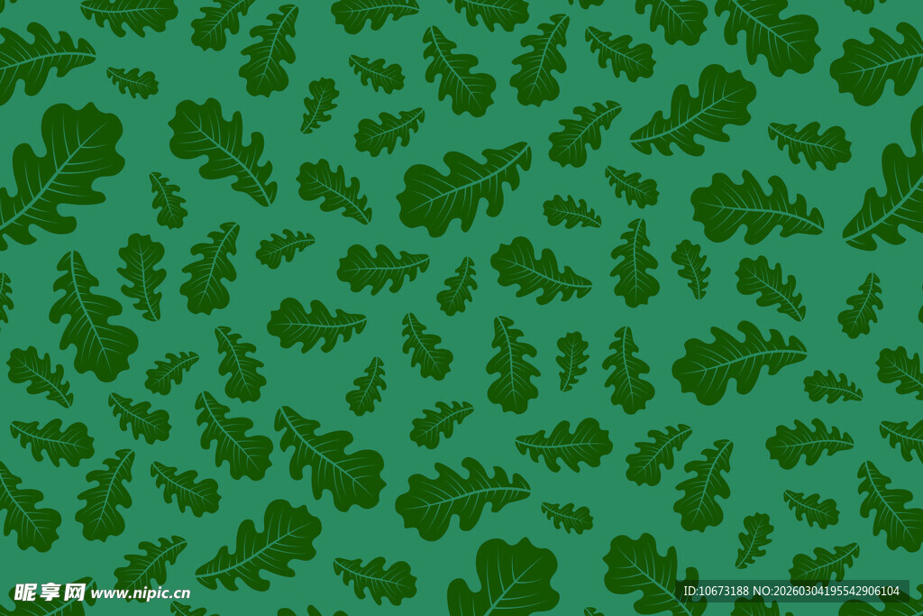 绿色树叶图案背景纹理