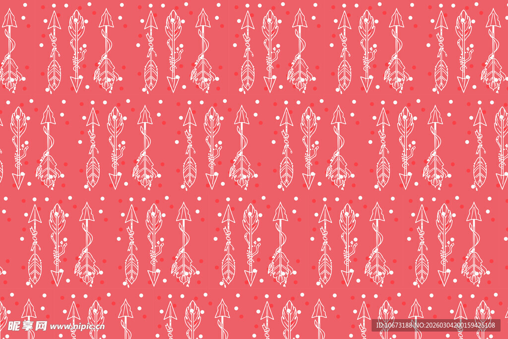 红色数字图案纹理背景