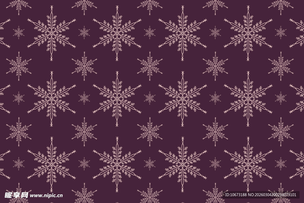 紫色雪花图案纹理背景