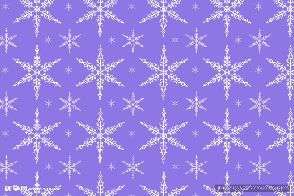 紫色雪花图案背景纹理