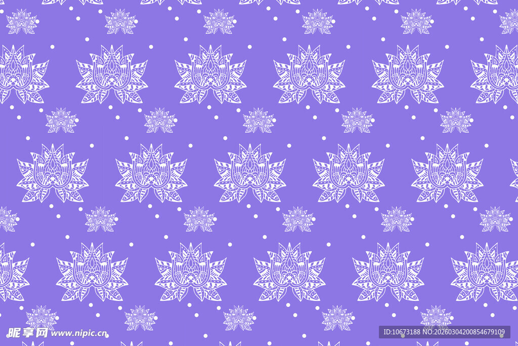 紫色雪花图案背景纹理
