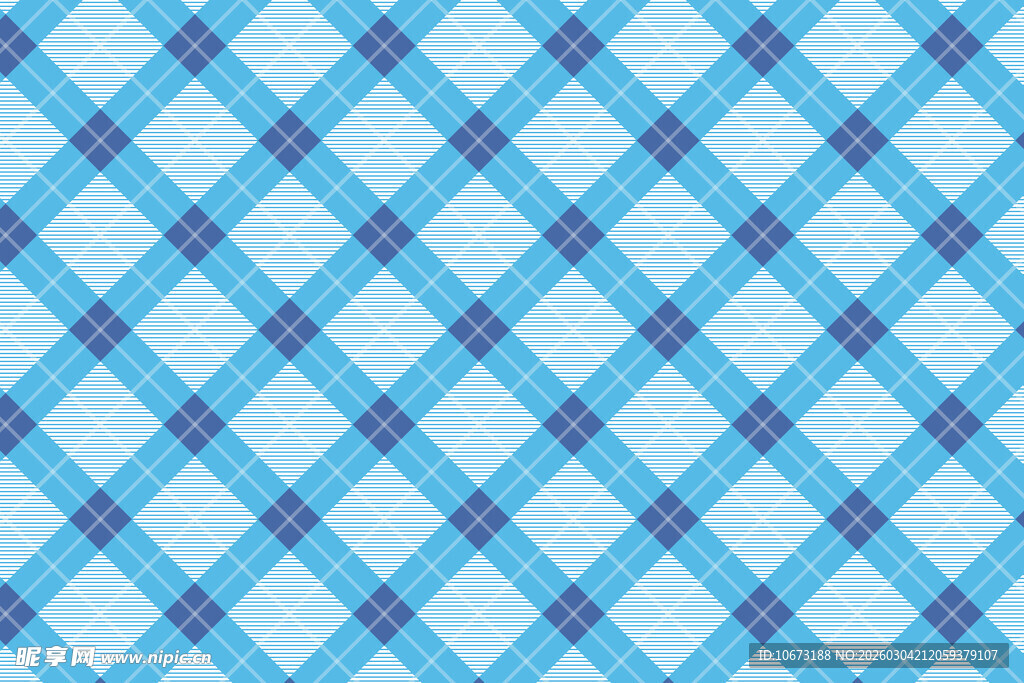 蓝白格纹图案纹理背景