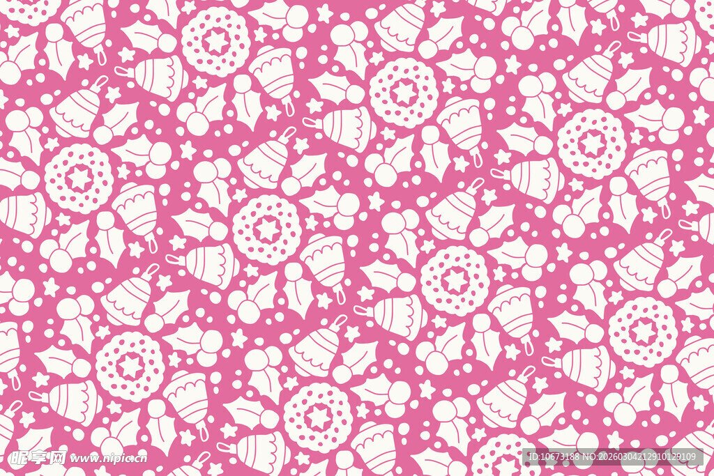 粉色花卉几何图案纹理