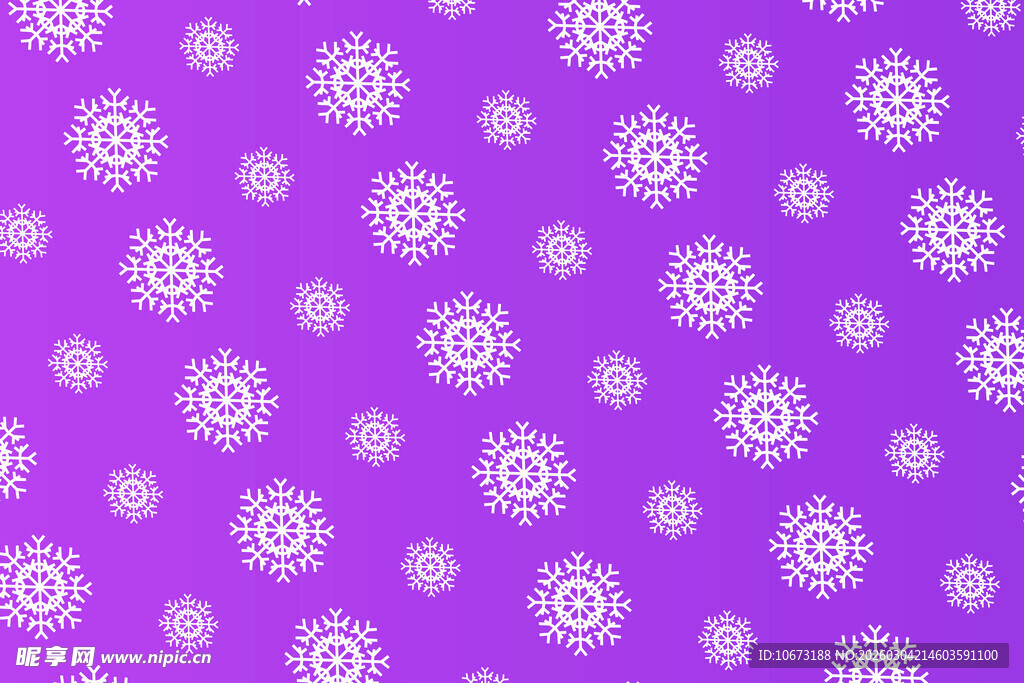 紫色雪花图案背景纹理