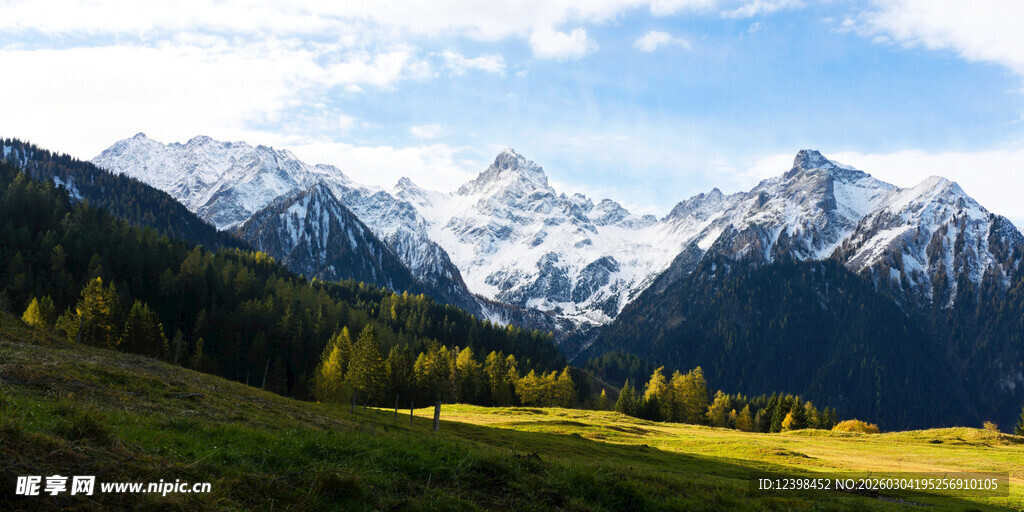 壮丽高山景观