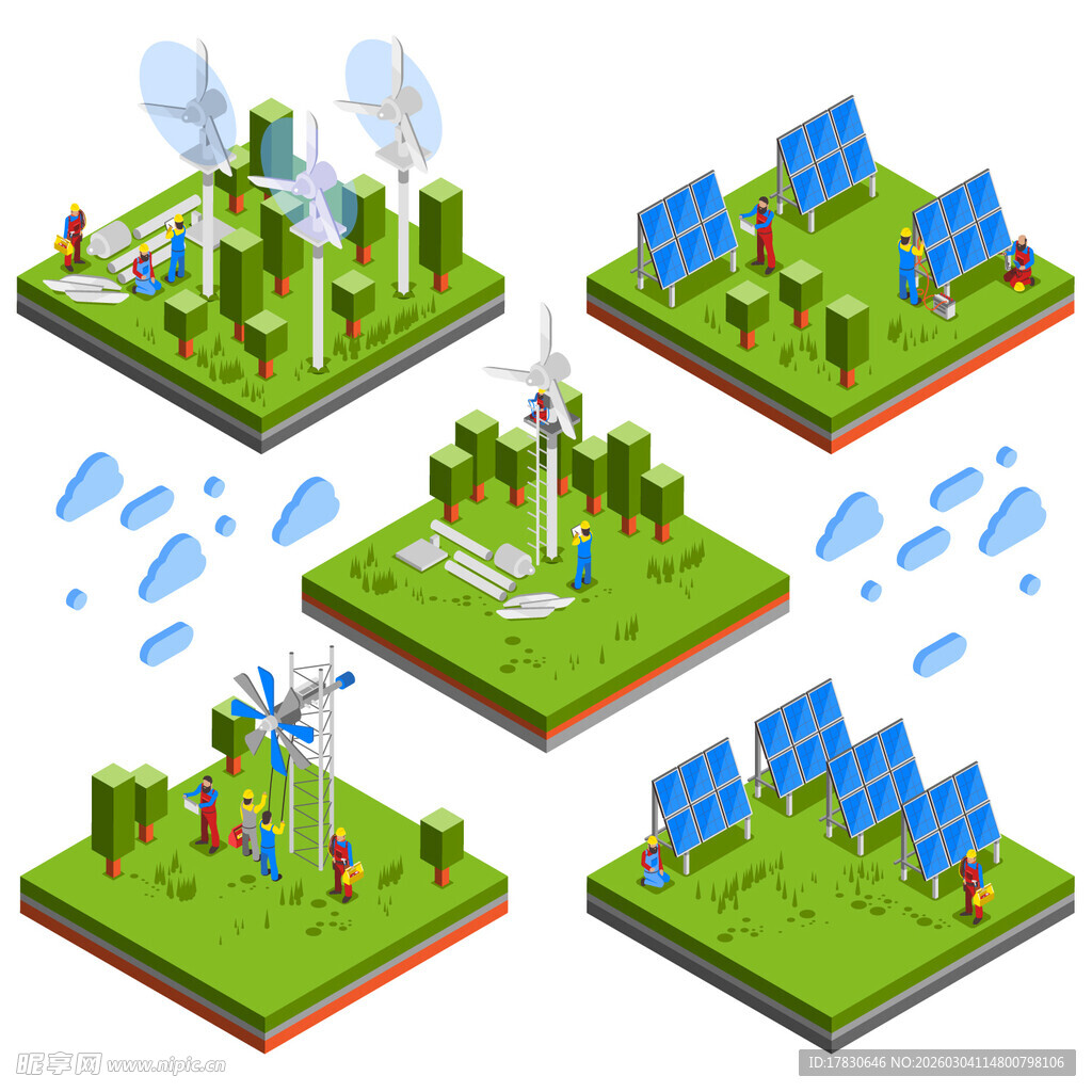 绿色环保能源场景示例