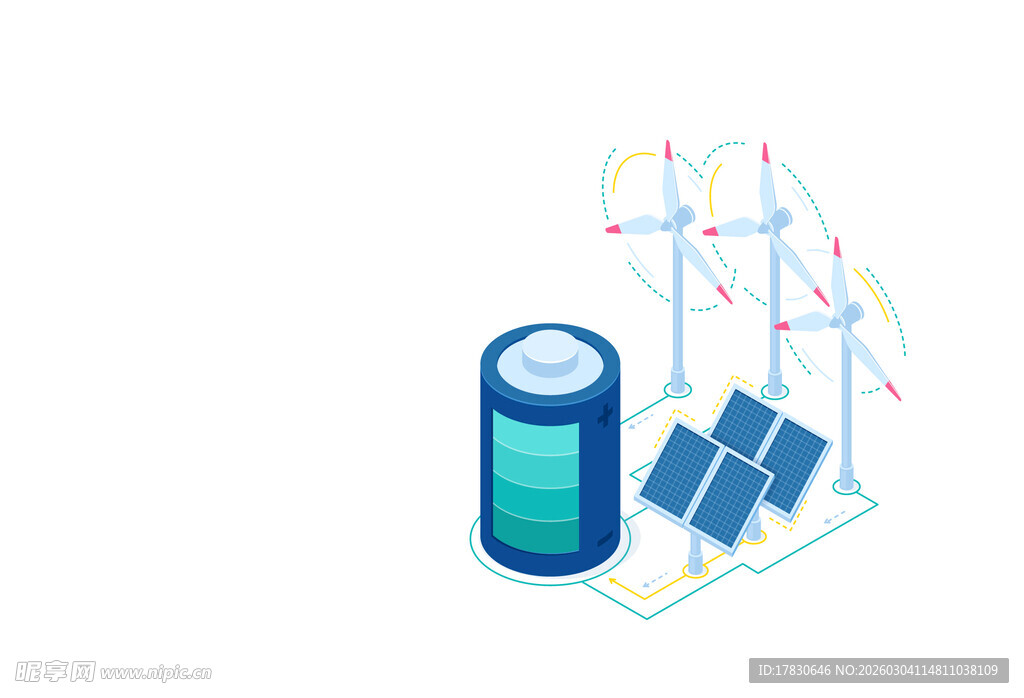 风力光伏储能能源组合