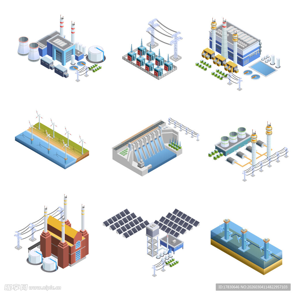 工业设施与能源场景集合