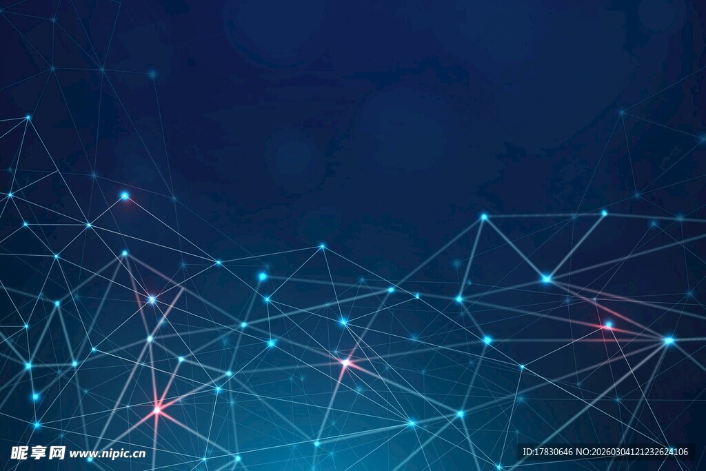 科技感网络连接背景图