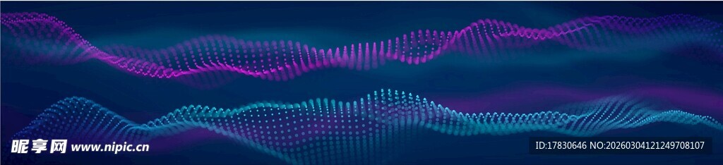 蓝紫渐变条纹背景图案