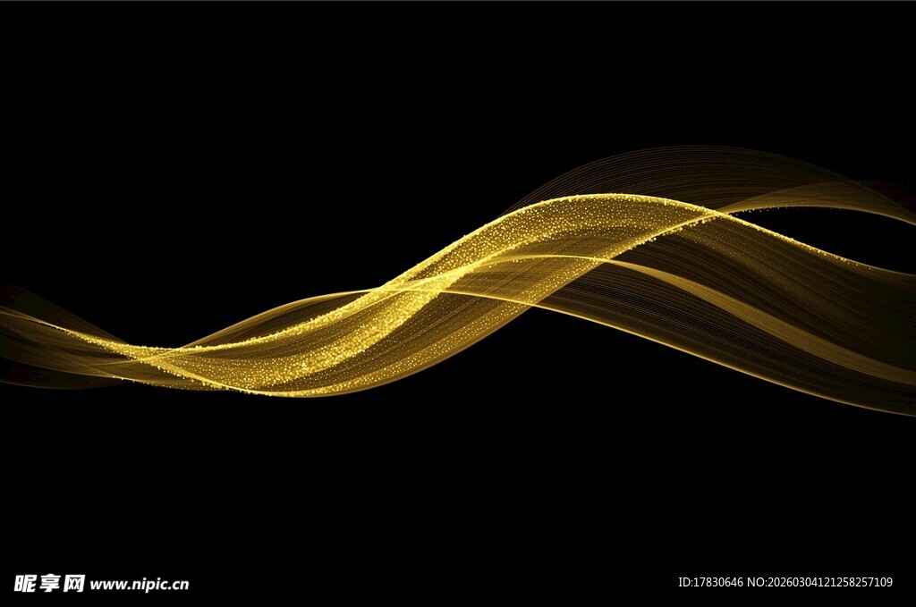 金色动感光线背景图