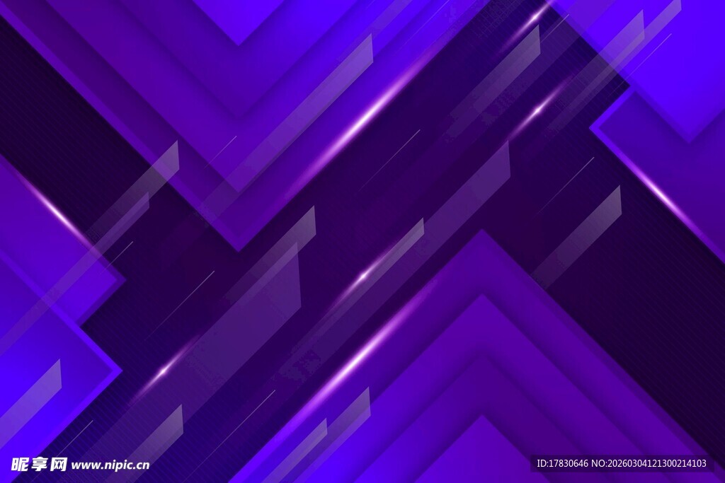 紫色几何线条抽象背景图