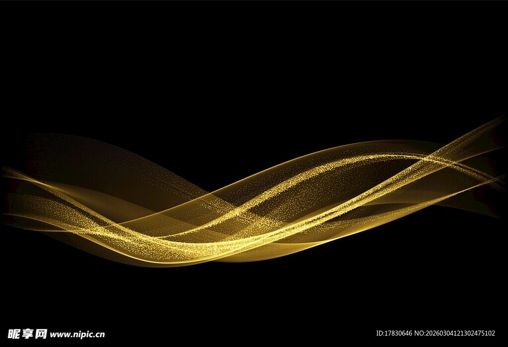 金色动感光线背景图
