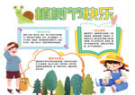 植树节312快乐小报手抄报