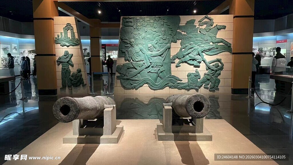 博物馆内的精美艺术展品