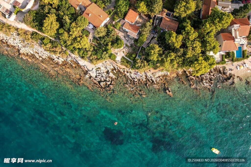 海滨美景俯瞰