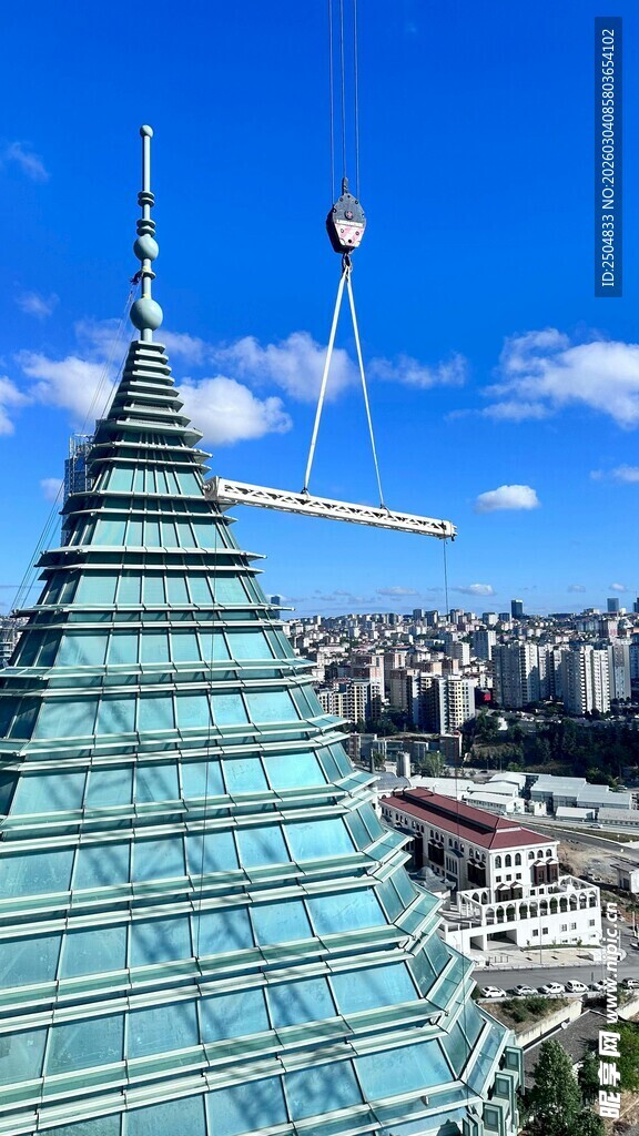 摩天大楼施工场景