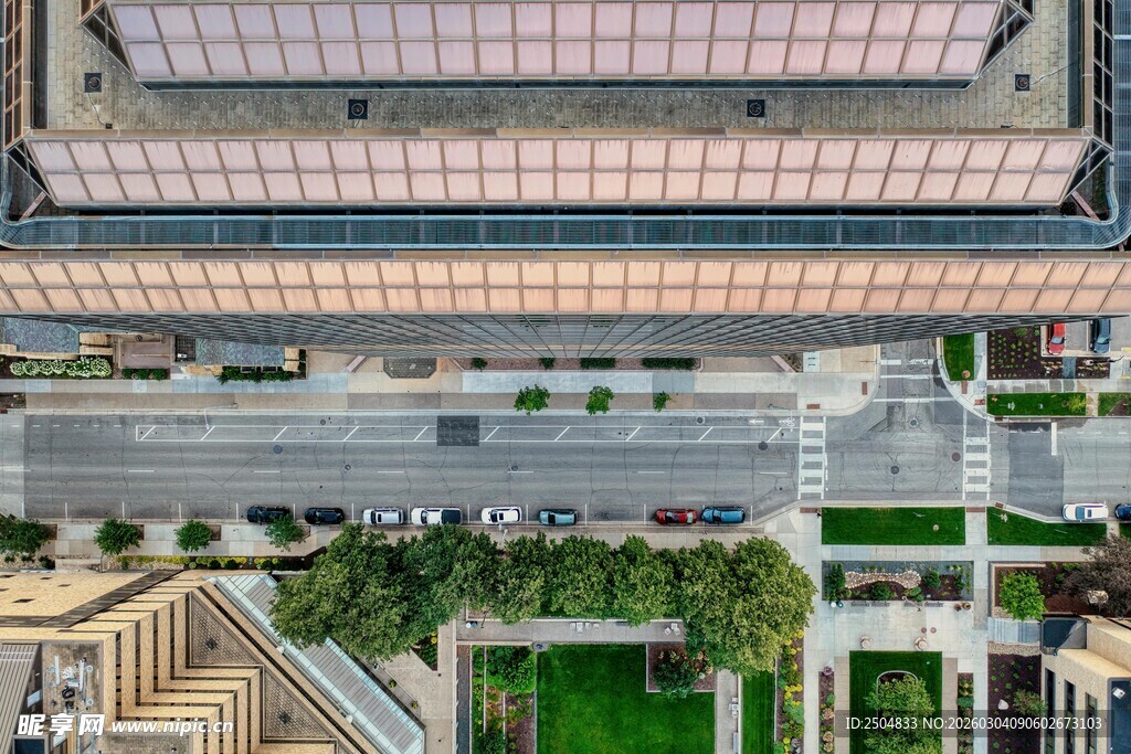 城市建筑俯瞰景观