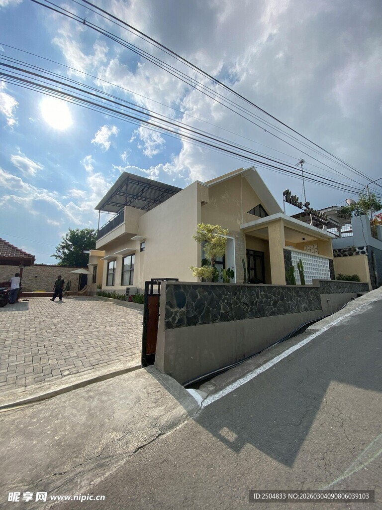 现代风格单层住宅外观