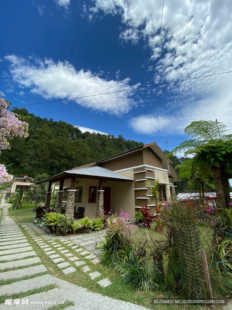 田园风小屋 自然好风光