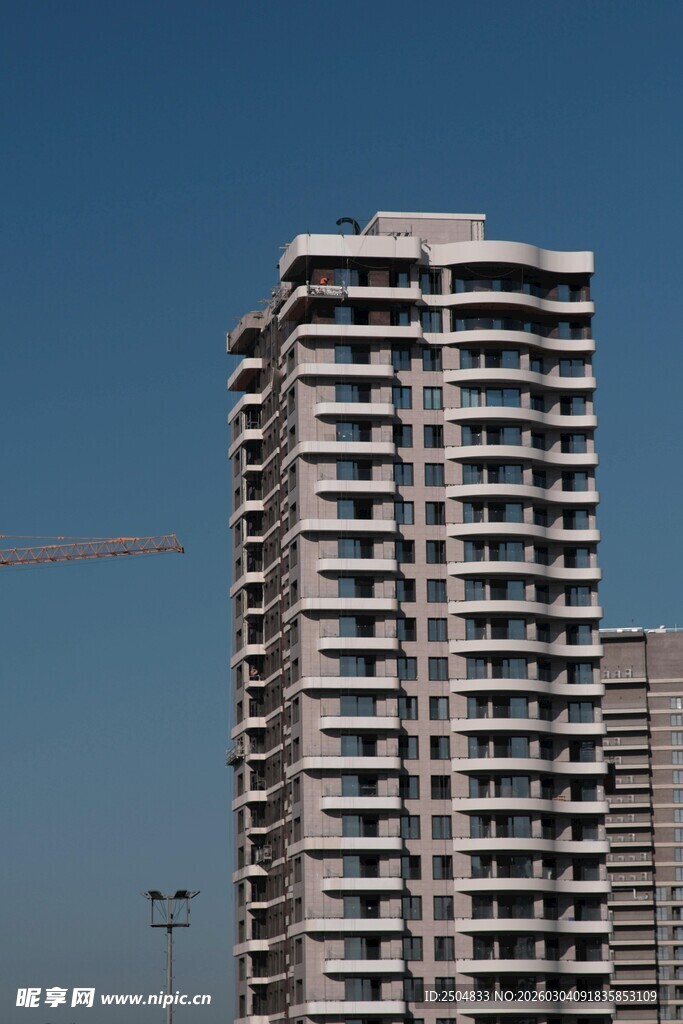 高层住宅楼建筑外观