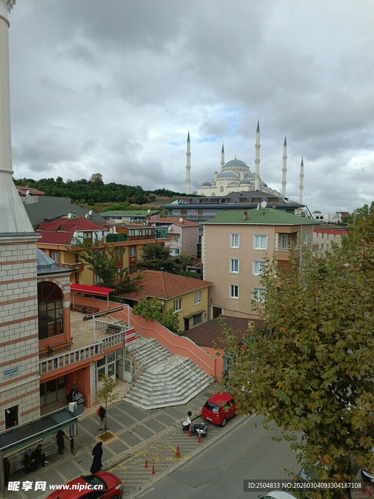 城市景观俯瞰图