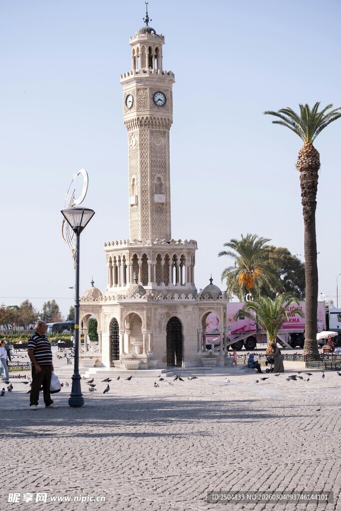 塞浦路斯古老灯塔景观