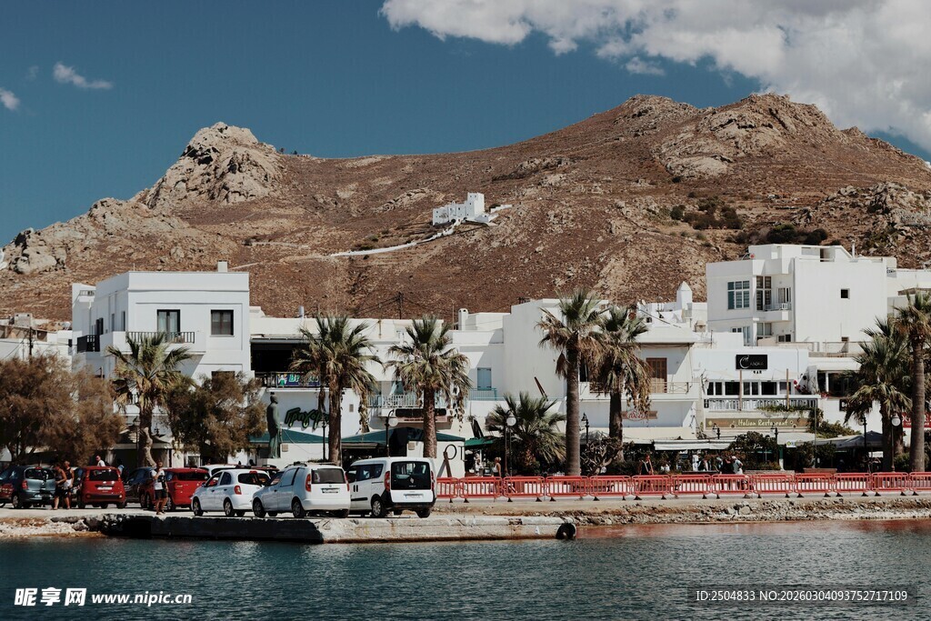 希腊海岛海滨美丽风光