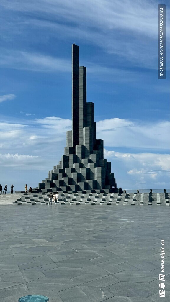 海上纪念碑 独特建筑景观