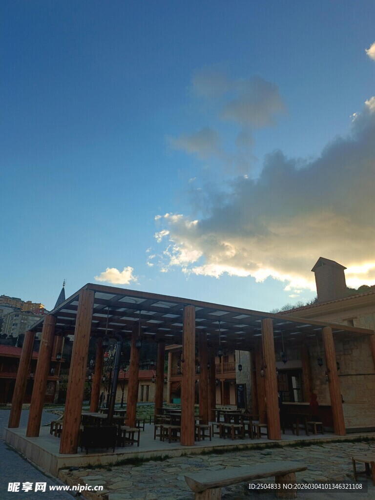 古老建筑遗址 尽显岁月沧桑