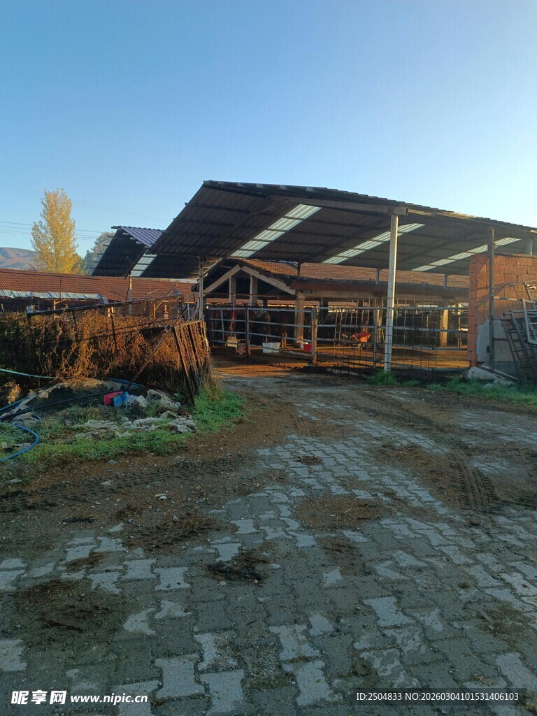 乡村田园风建筑场景