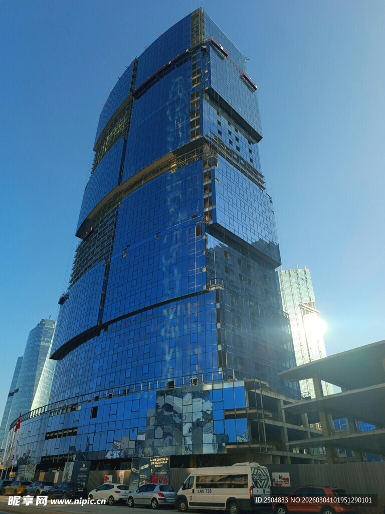 现代都市摩天大楼景观