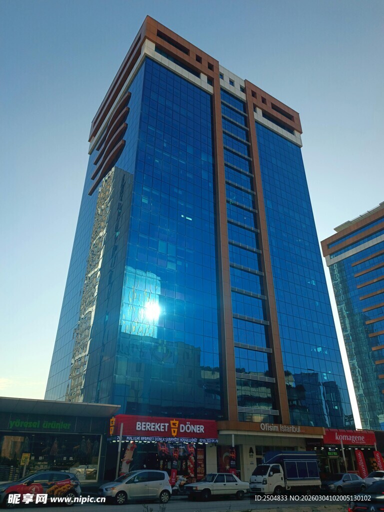 现代都市摩天大楼景观