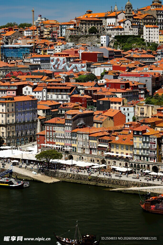 波尔图城市河畔风景
