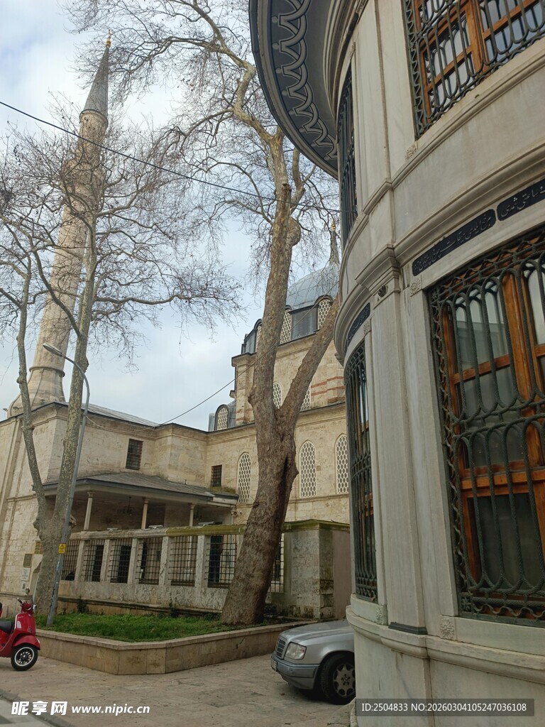 欧式风格建筑街道景观