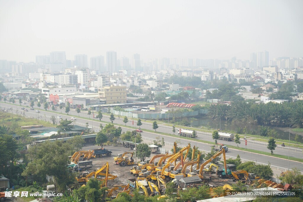 城市景观俯瞰图