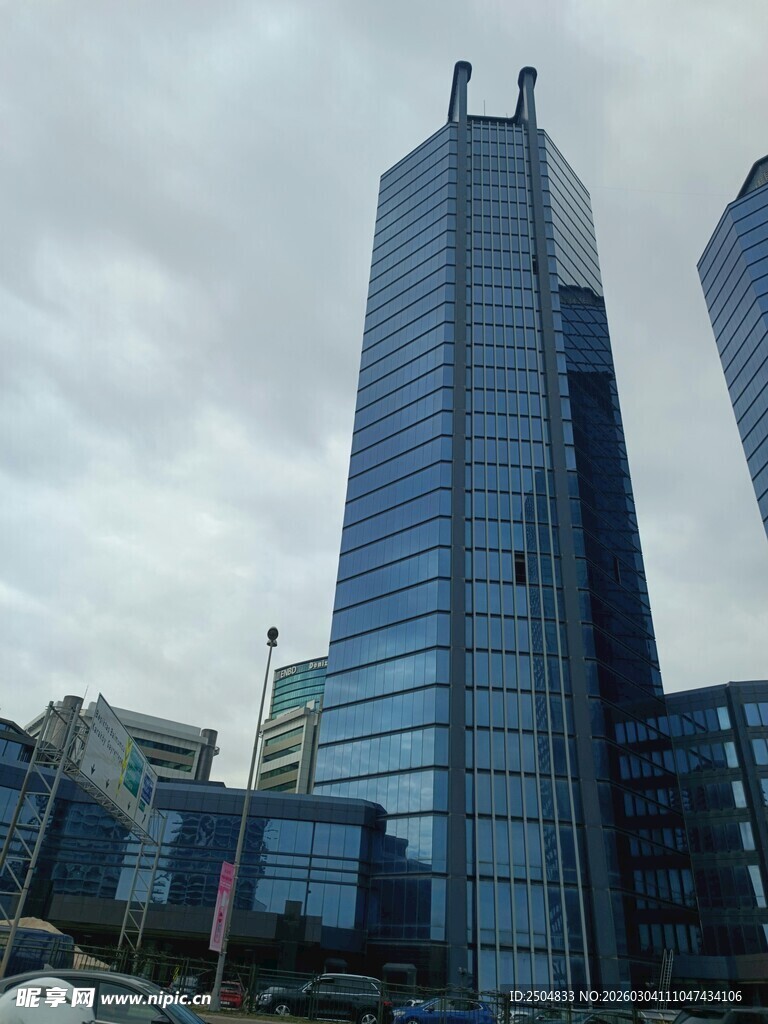 现代都市摩天大楼景观