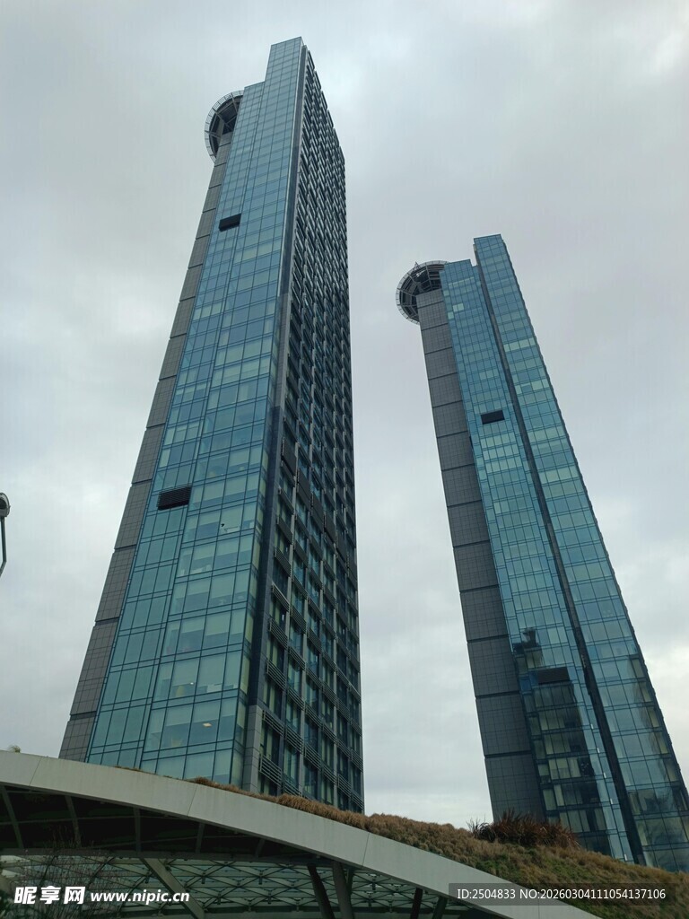 现代摩天大楼建筑群
