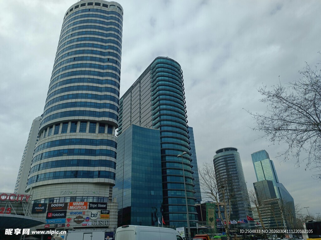 现代都市高楼大厦景观