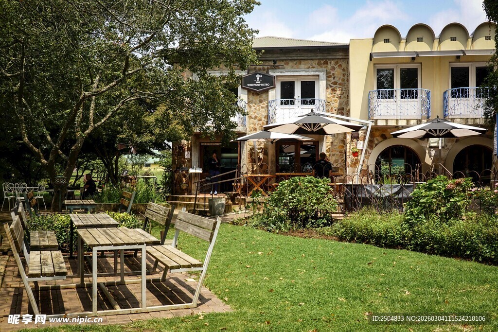 欧式庭院户外休闲场景