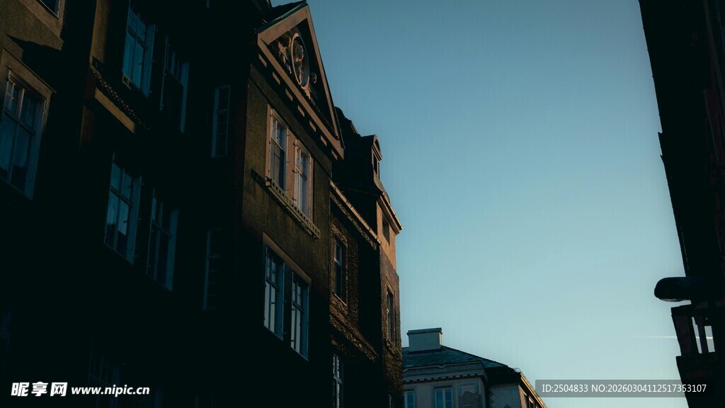 城市建筑天际线景观