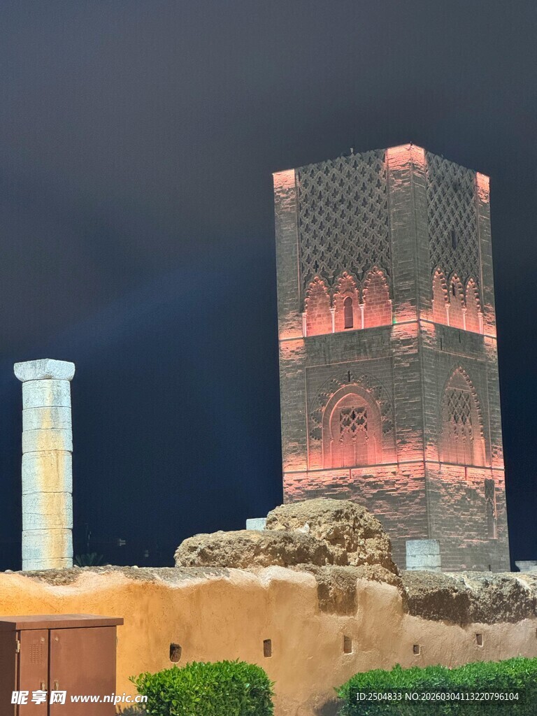  漠中的建筑模型景观