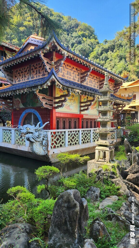 日式传统建筑与园林景观