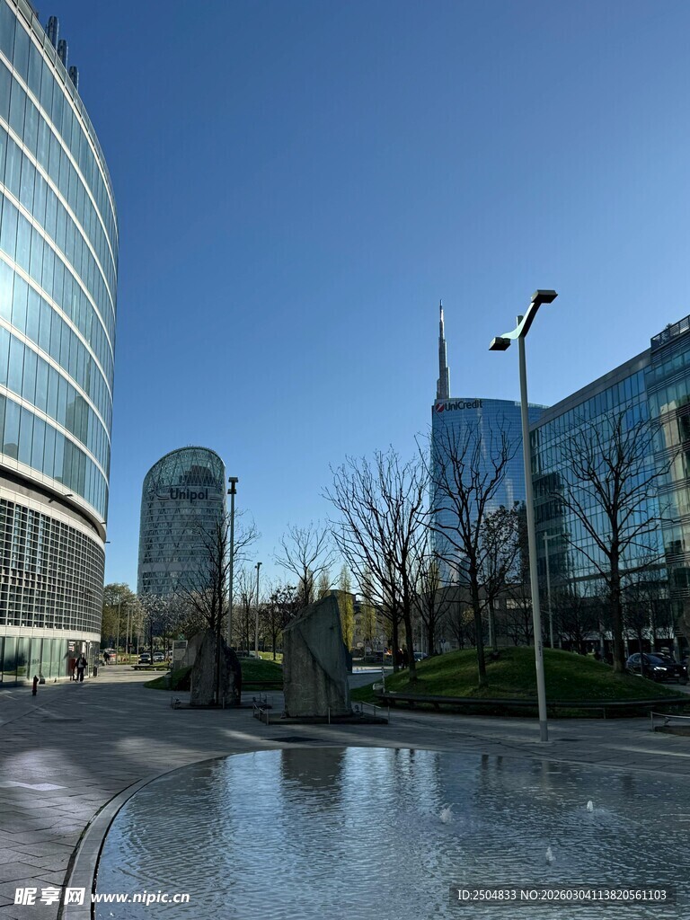 现代都市商务区景观